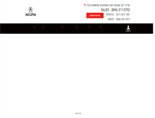 Tablet Screenshot of acuraofbayshore.com